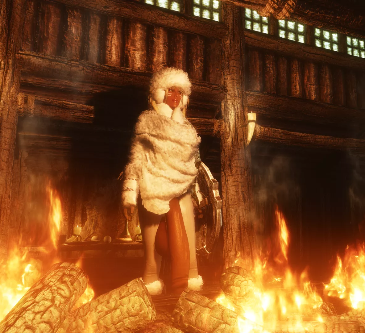 Warming up by the fire posted by ernie9777