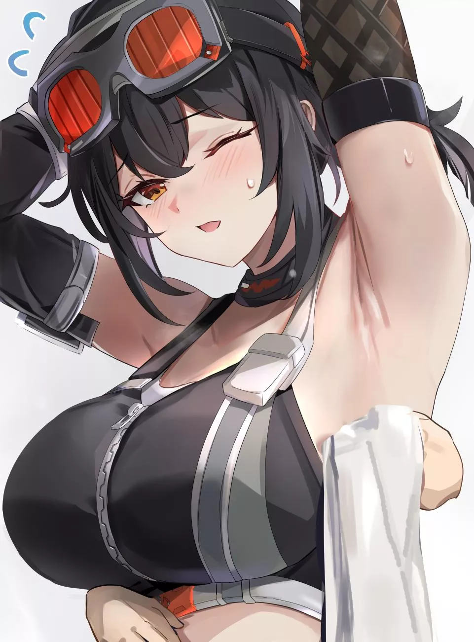 Wiping Grace's sweat posted by marxsander2016