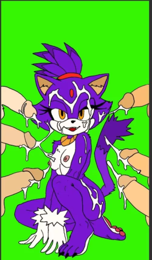 Blaze The Cat has arrived by (gachafox) by Gachafoxythepirate