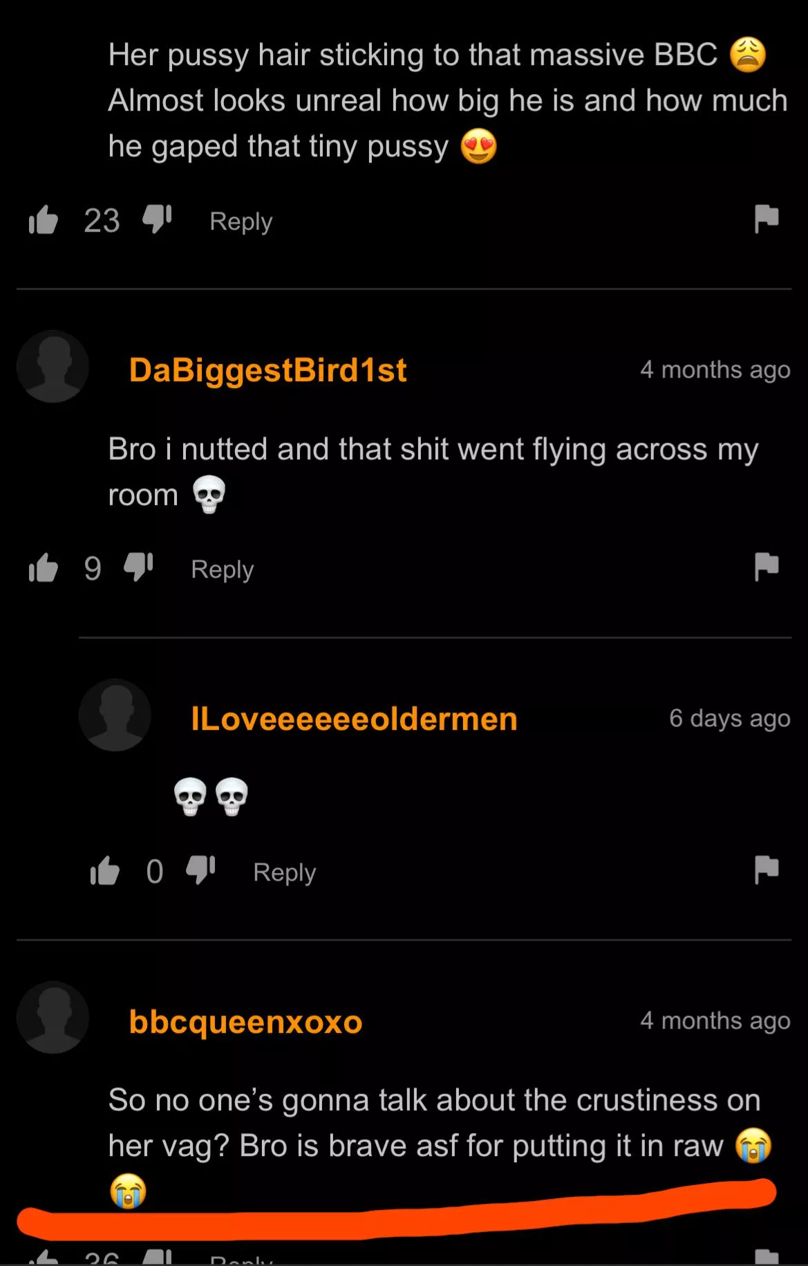 Crusty Vagina is crazy posted by Zesty_tree