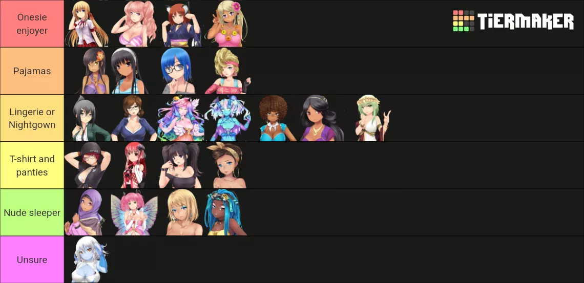 How the girls sleep at night posted by teviboi