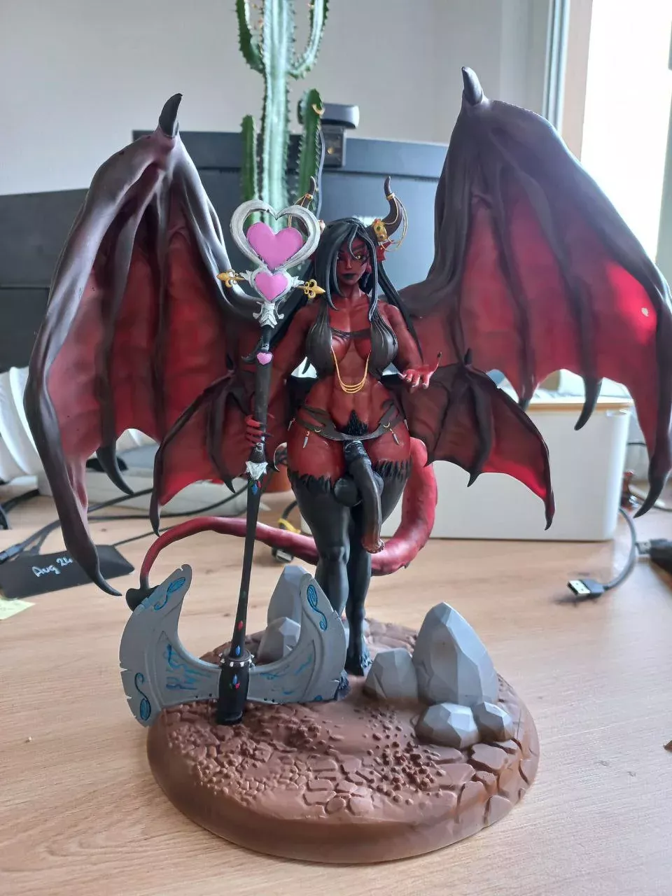 Kasyrra from CoC2, 3d modeled, printed and painted by me posted by Sijder