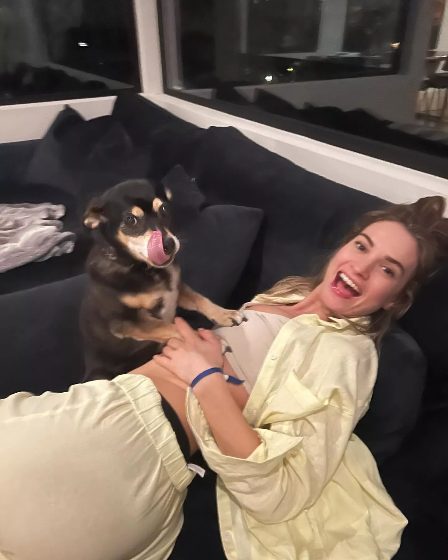 Lily James posted by celebbumsniffer