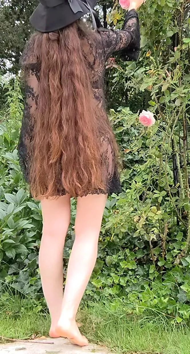 Might as well not have worn this see-through dress, my hair is just as long posted by darkspellslingerie