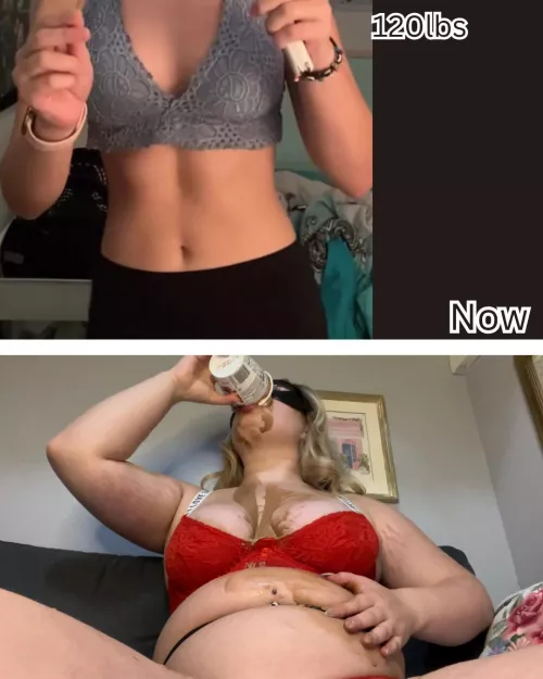 Oops…can’t find my abs anymore 🤭 by blondiee188