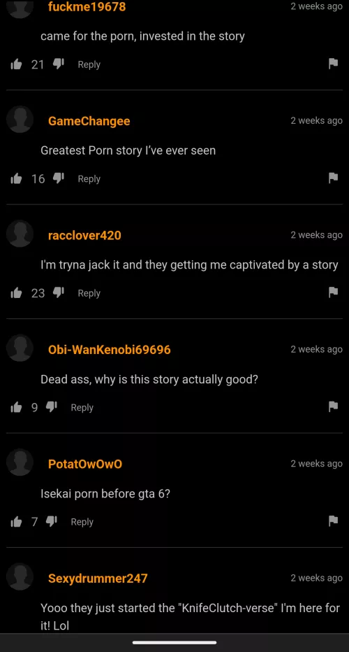 So... people do watch it for the plot by ILoveKetchup402