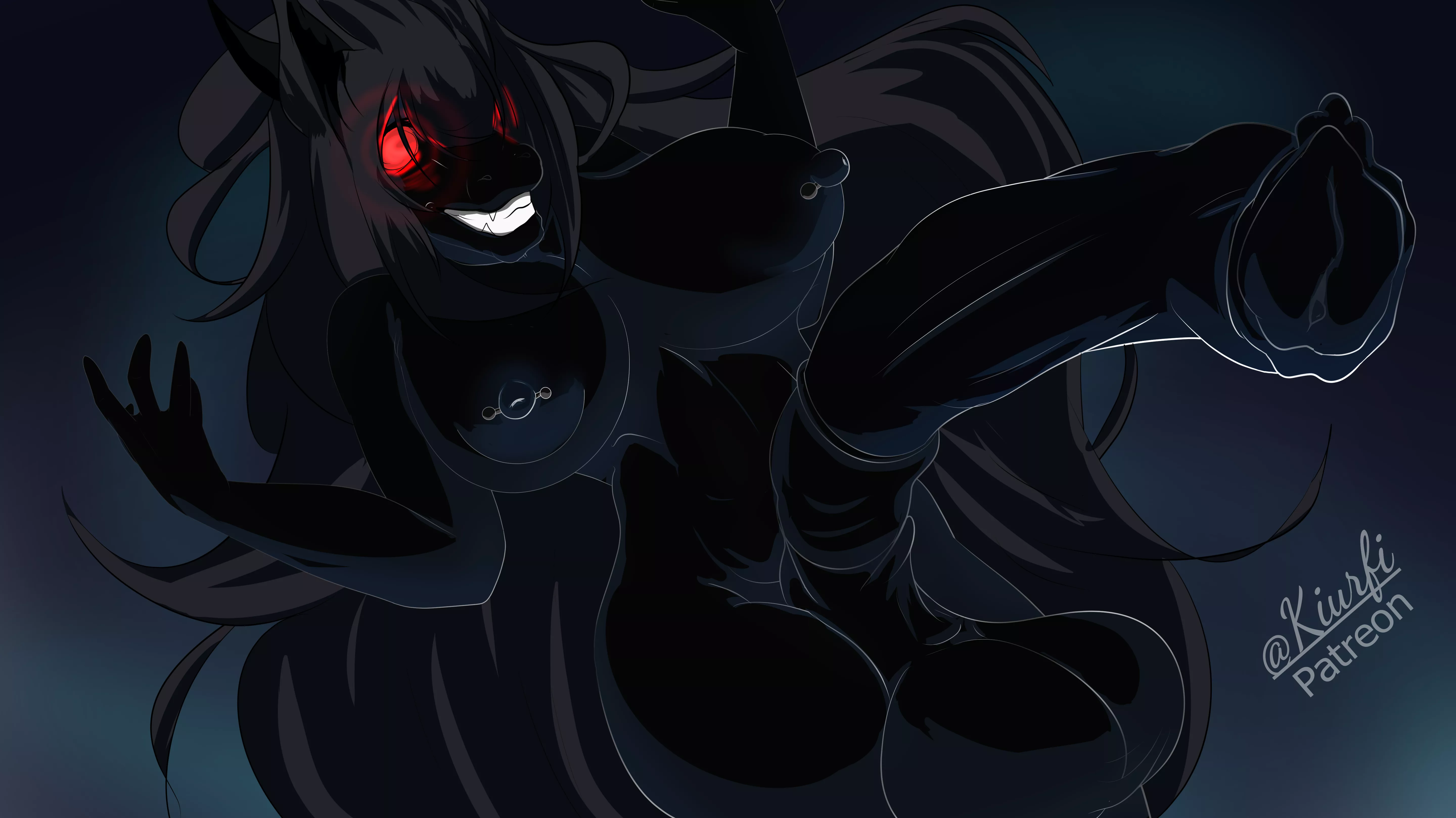 Spectral entity Futanari (original character Kiurfi) posted by Advanced_Lab_2981