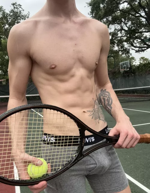 Tennis is very exciting by InLoveWithPleasure