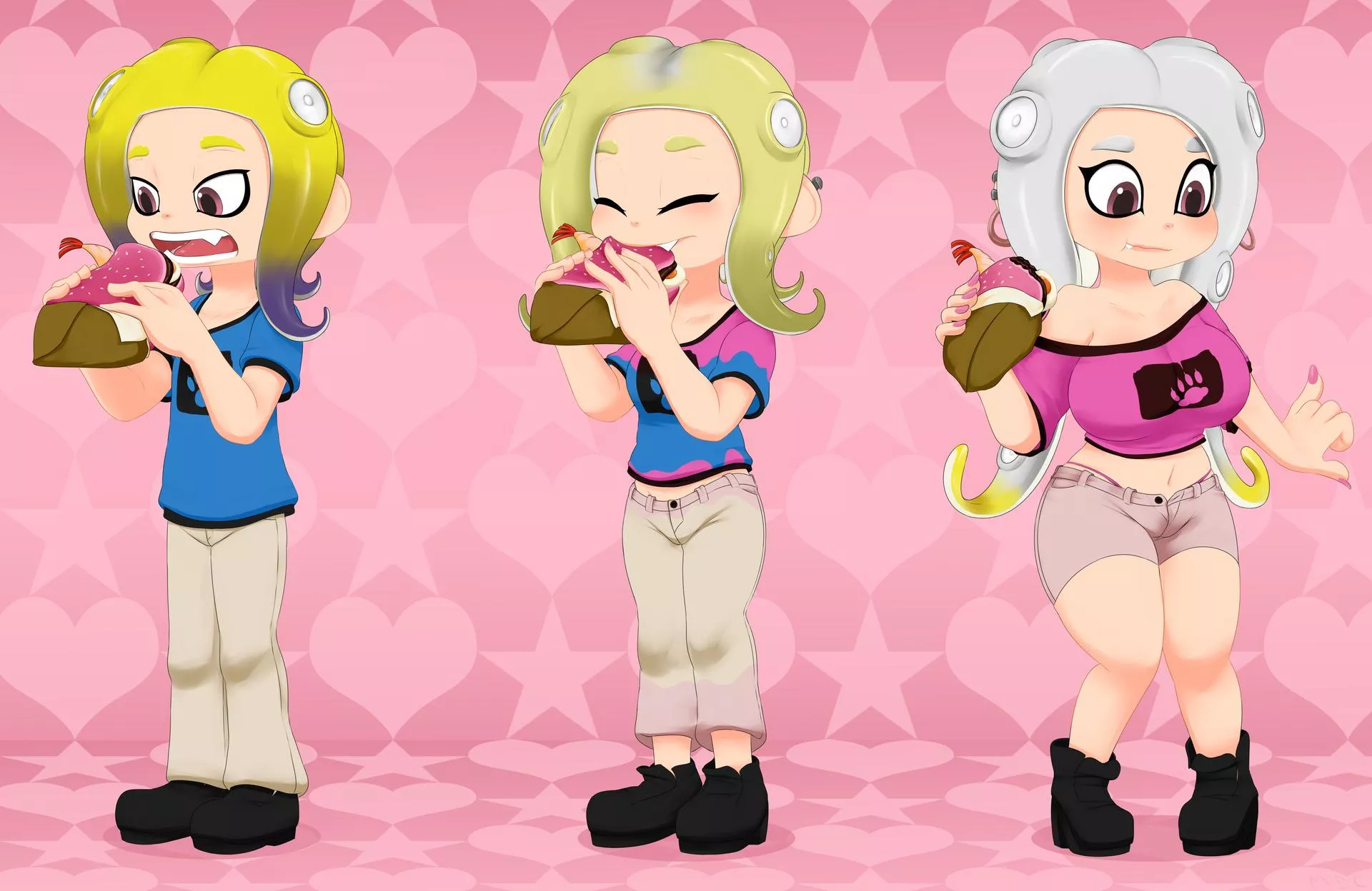 Veembo (M Octoling -> F Octoling) by MentalCrash posted by 66699966699966699960