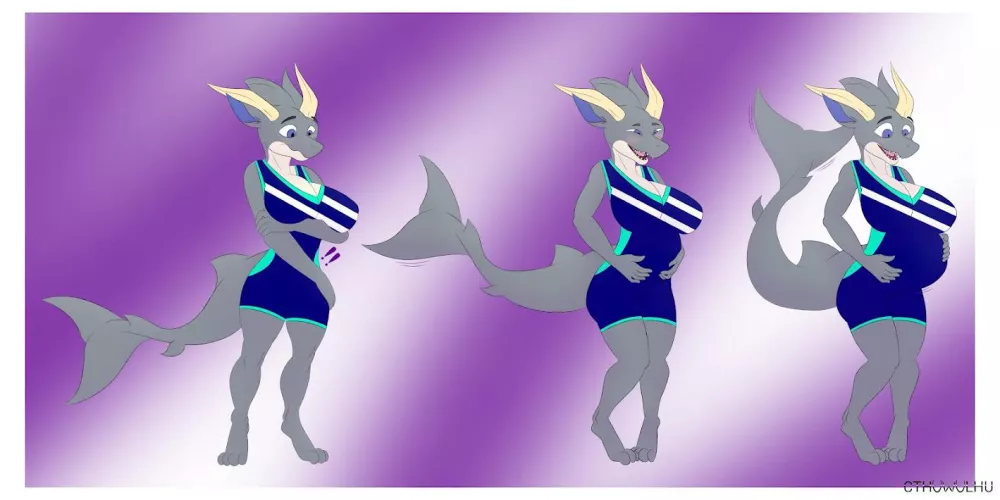 Yhakir's Baby Bump by CthUwUlhu by Cthulhuyyy