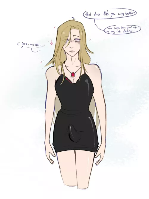 changing his clothes into something nicer~[OC] by snowdowowo