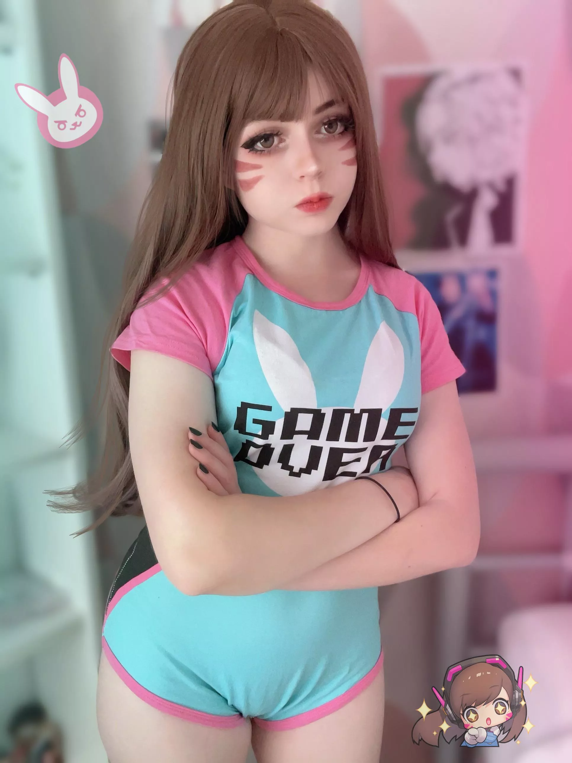 Dva inspired cosplay by me  posted by AnnieApple_