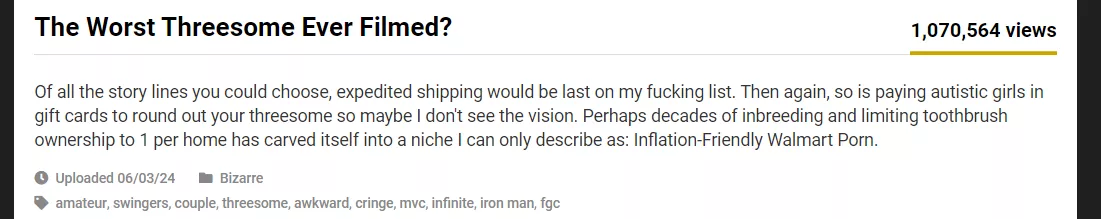 I don't even know what this is posted by Tormented_Anus