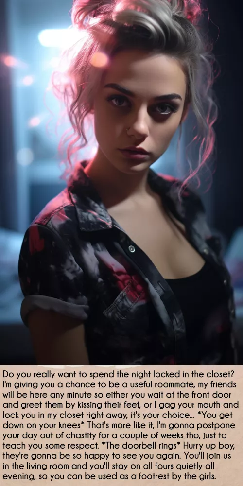 Kneeling through the night as the party goes on by Dominan-t