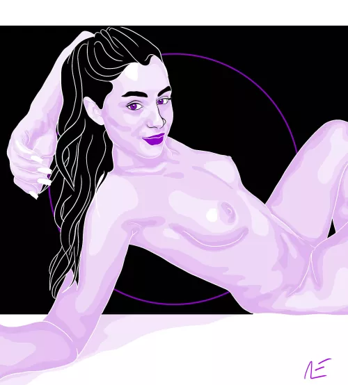 Laying in Purple Light by astral001