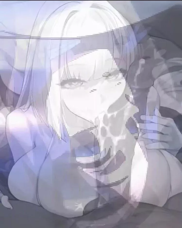 LF Color Source: 1girl, 1boy, dark skin, huge penis, licking penis, fellatio, cum on penis, huge breasts, bikini, bangs, heart-shaped pupils, looking at viewer, long hair, edited posted by kei-kazuki