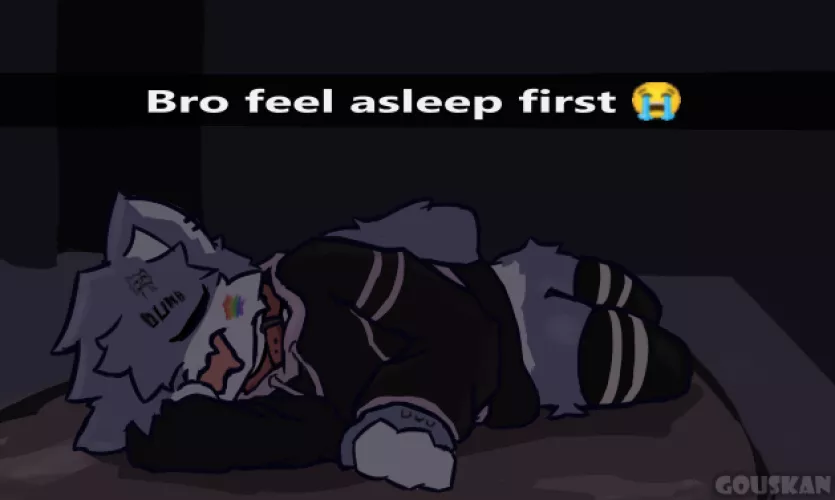 NEVER fall asleep first on sleepovers! (if you dont want to end up like him) by gouskan