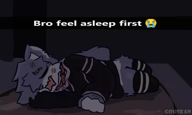 NEVER fall asleep first on sleepovers! (if you dont want to end up like him) posted by gouskan