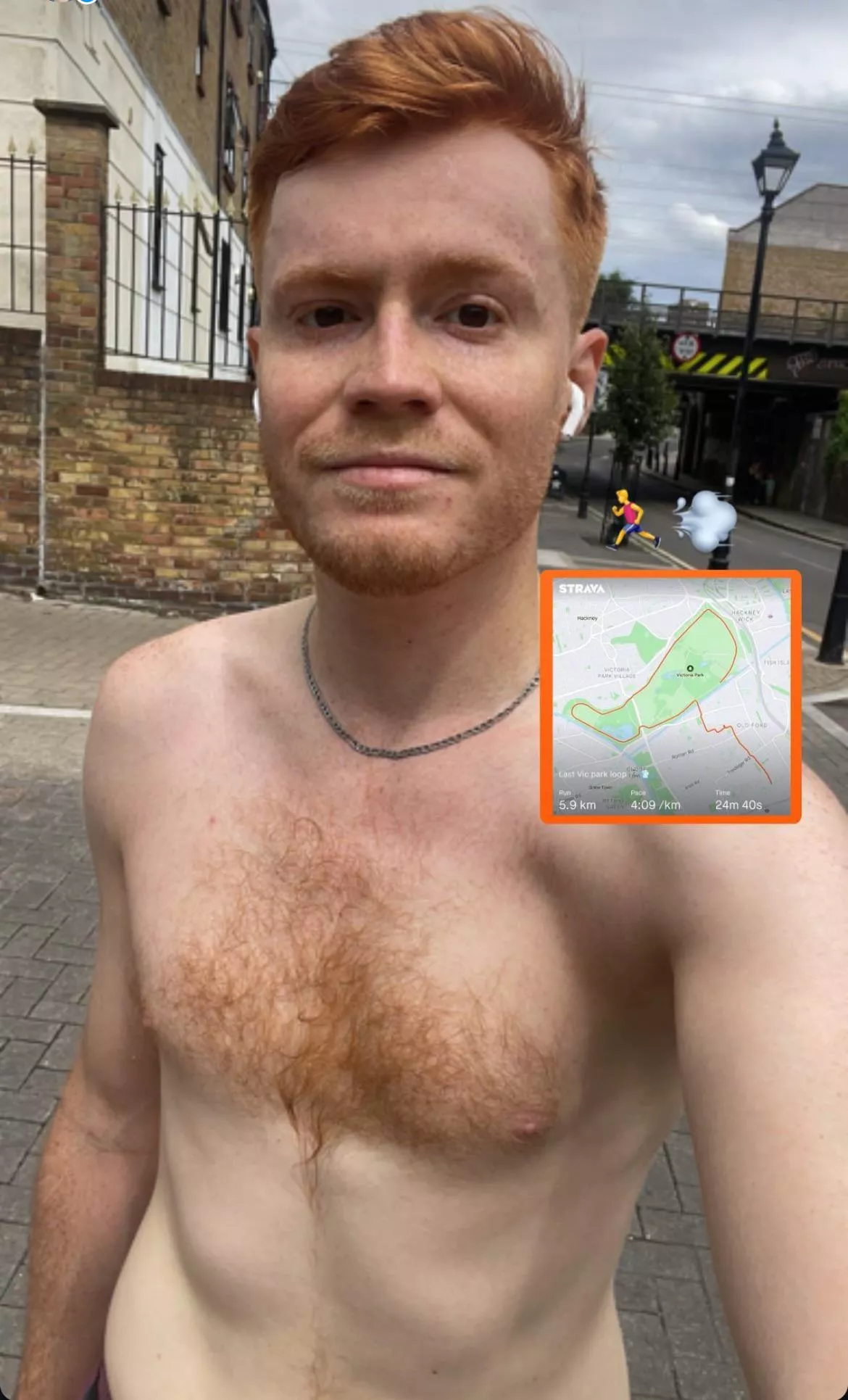 Out for a run! (NSFW) posted by hairychestedginger