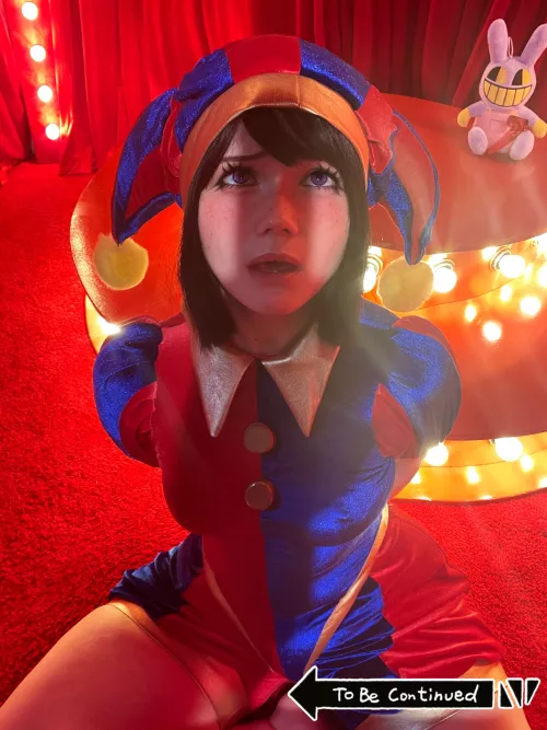 Pomni cosplay by Neyrodesu  by Neyrodesu