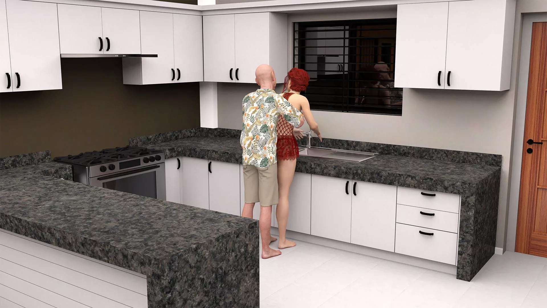 Rosaline with the Old Man Next Door - My Friend's Family (Captain Kitty) posted by Captain_Kitty_Games