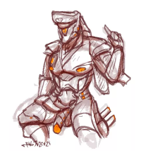 So that new warframe they showed of today huh (art by me) by AVG_grendelmain