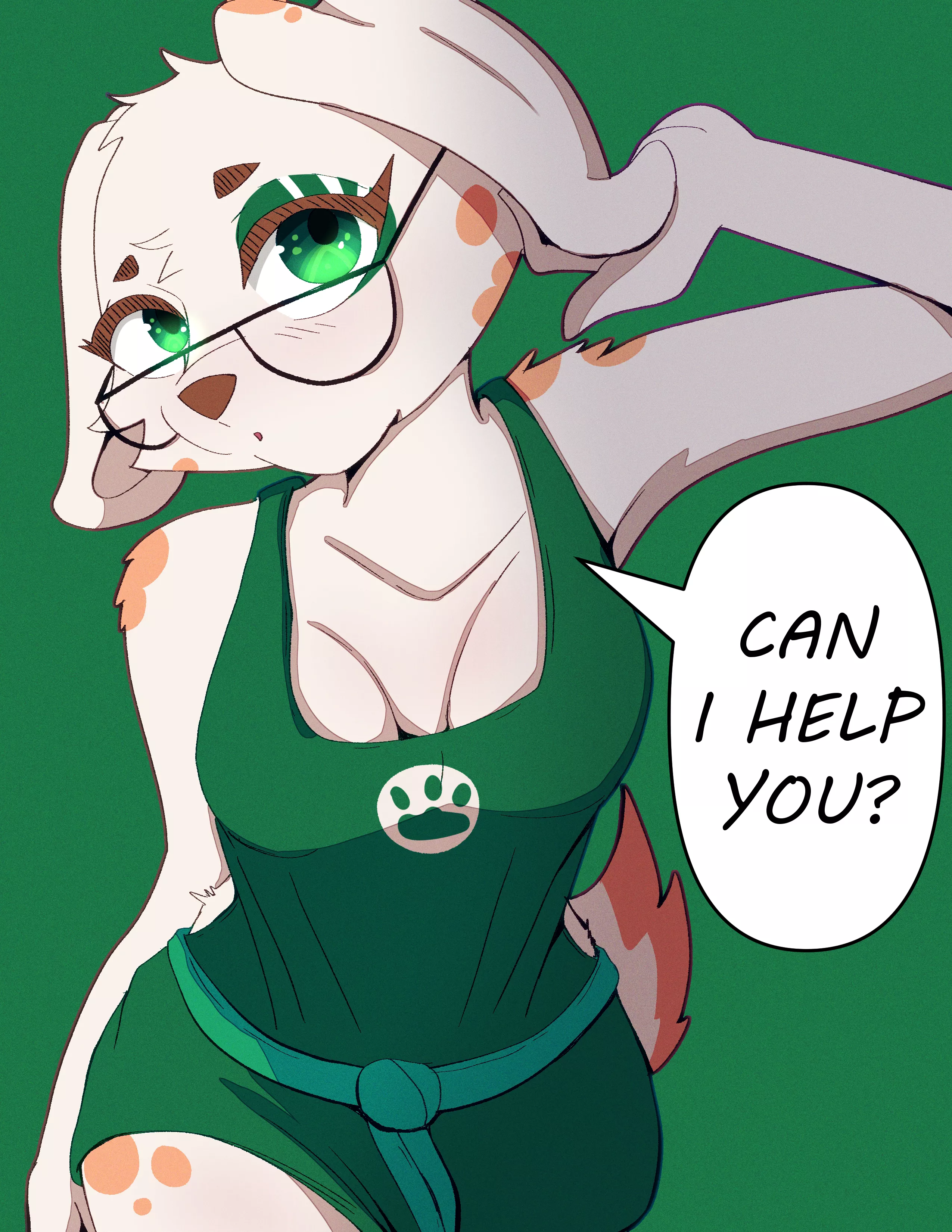 Startbucks dog! (Art by me) posted by shade105