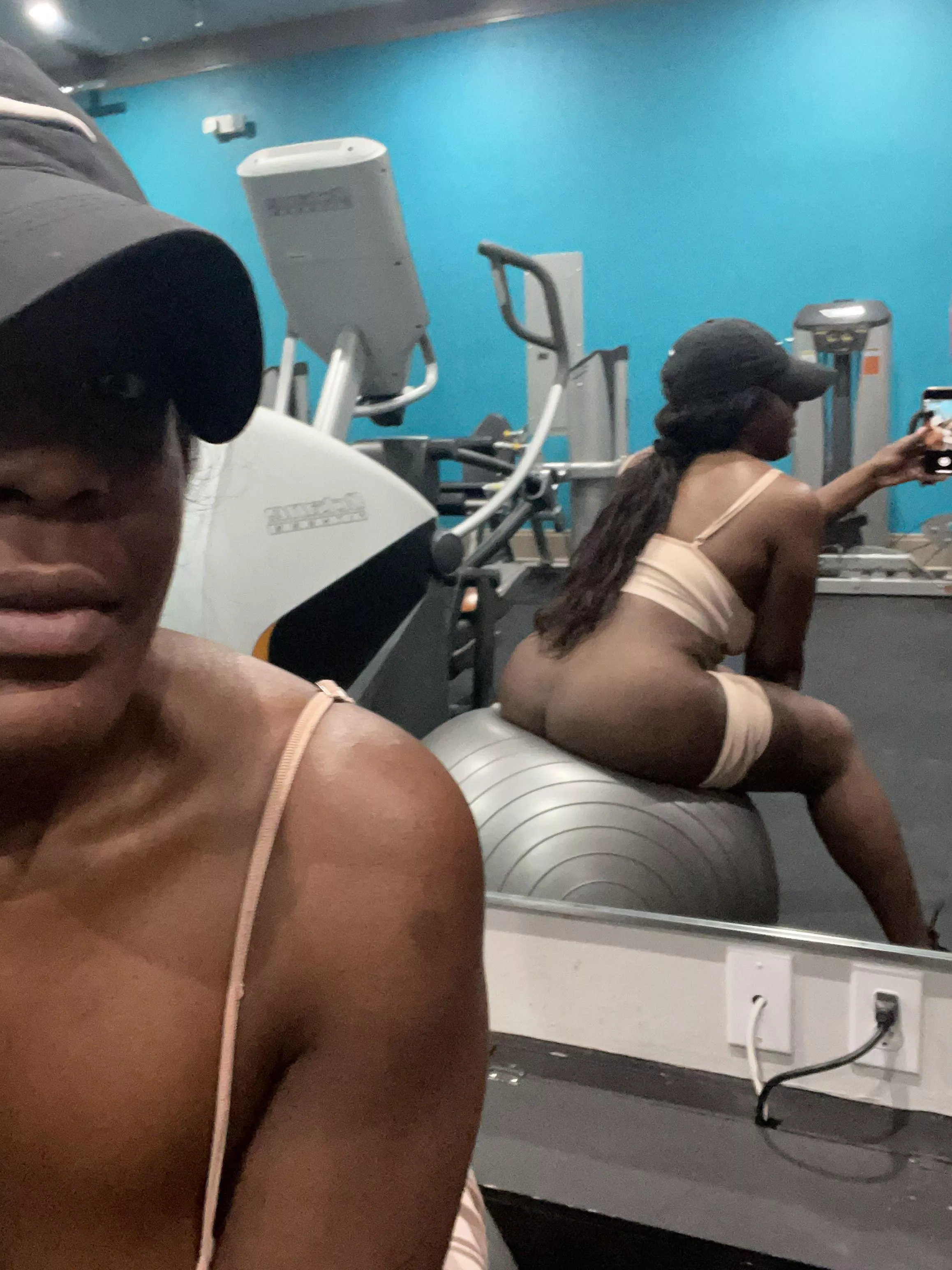 Teasing a little during my workout posted by TilaToti