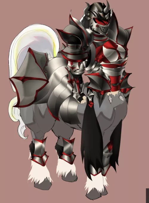 The armor of our new bicorn character (Character model is WIP) by NalarisNOCS