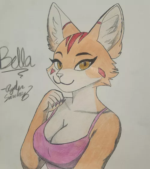 Woke up and decided to draw a cat (art by me) by Patient-Scarcity3175