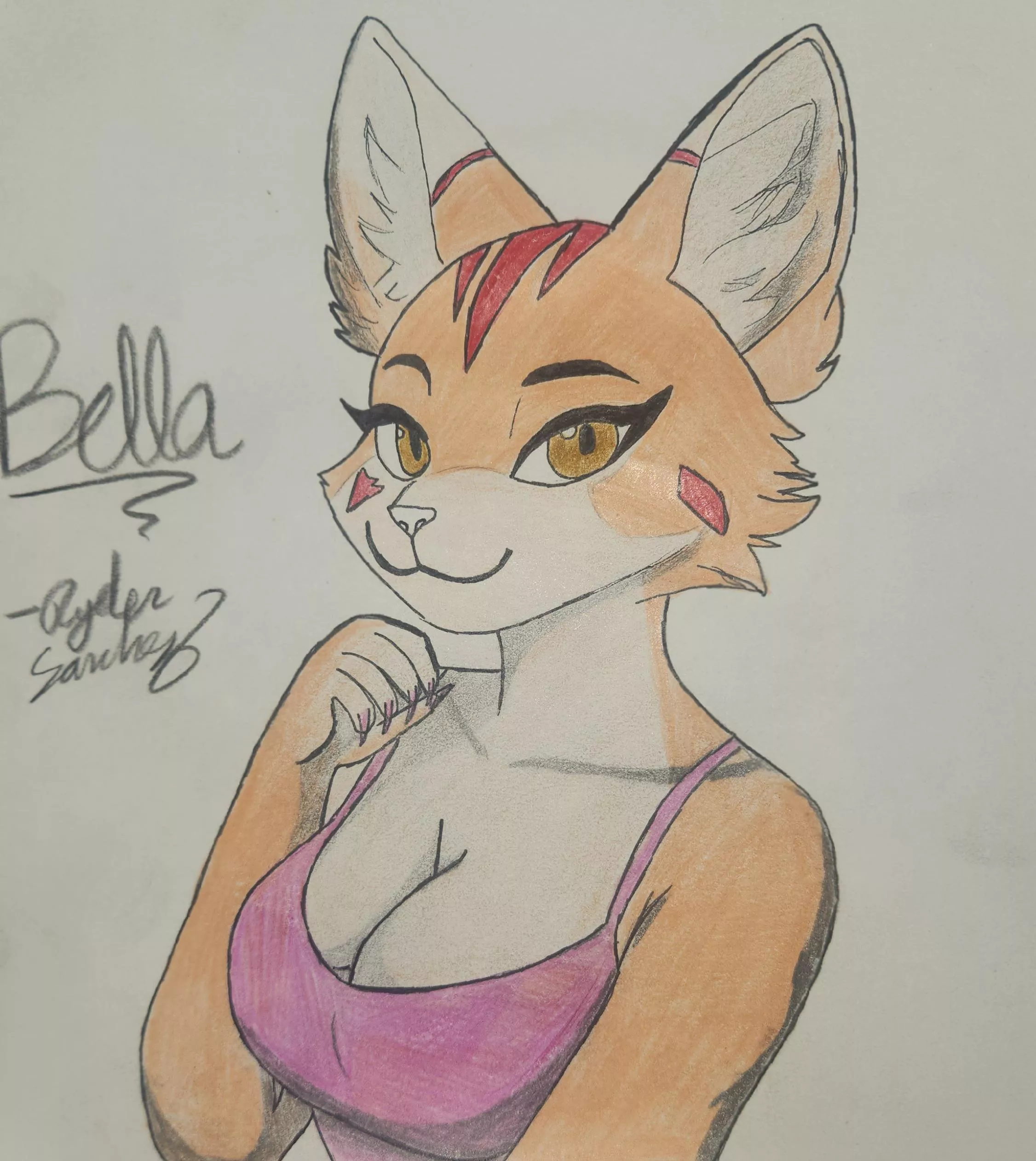 Woke up and decided to draw a cat (art by me) posted by Patient-Scarcity3175