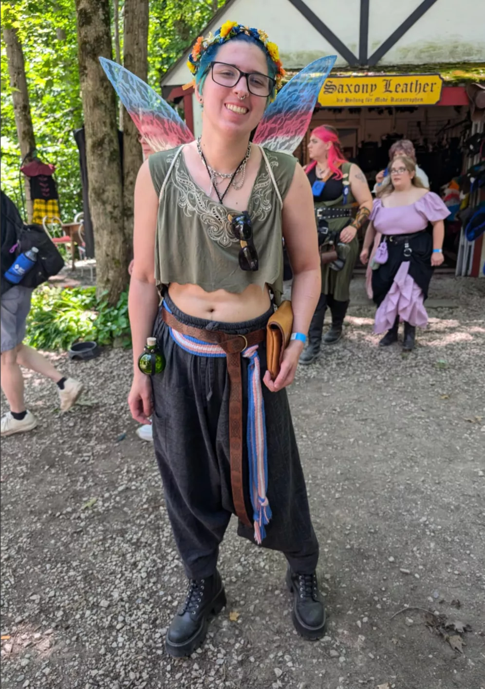 Fun little SFW photo from when I went to the Great Lakes Medieval Fair.  posted by Prince_Wildflower