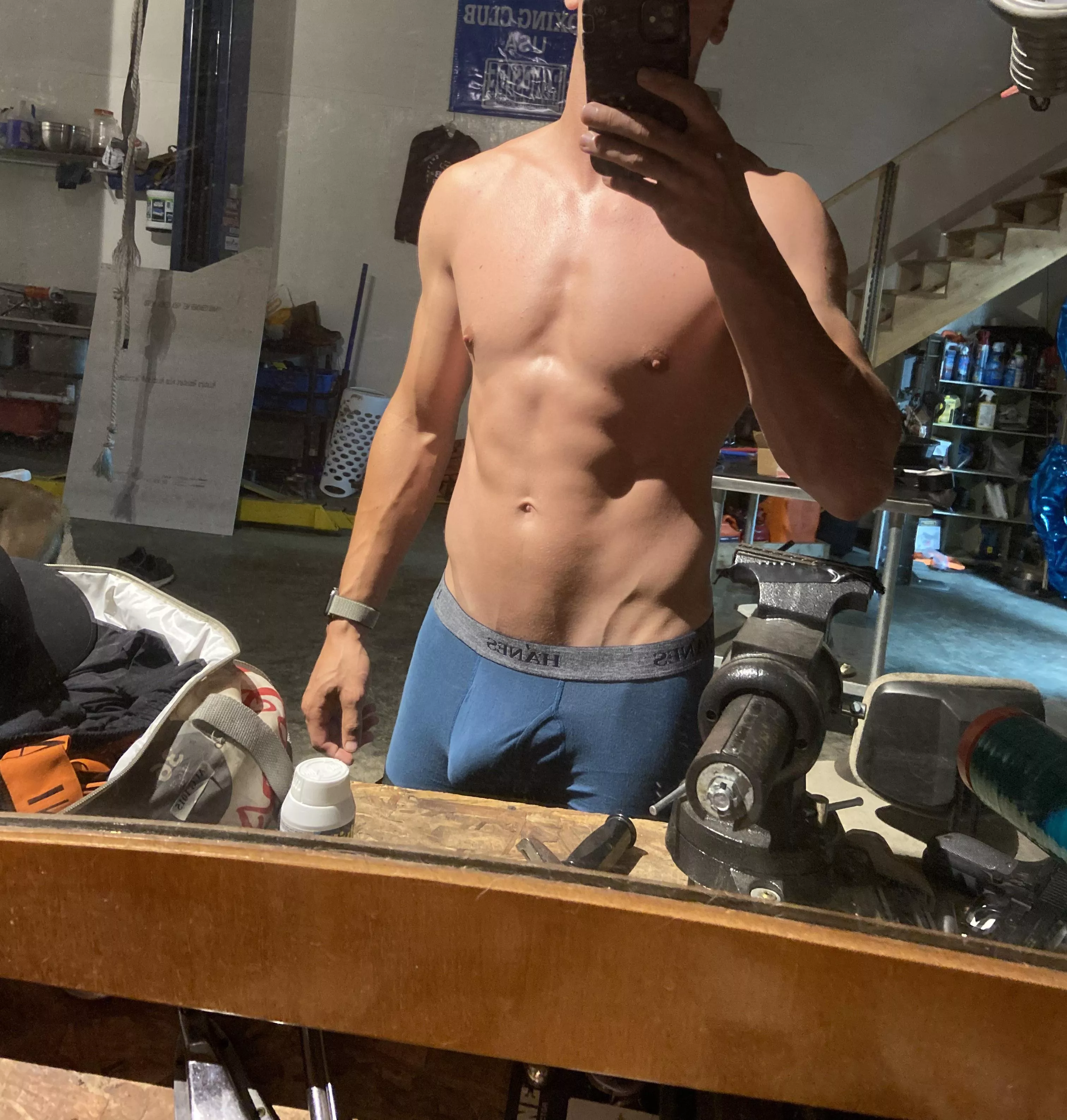 Got a semi working in the garage. Oops posted by friskyfriskyfin