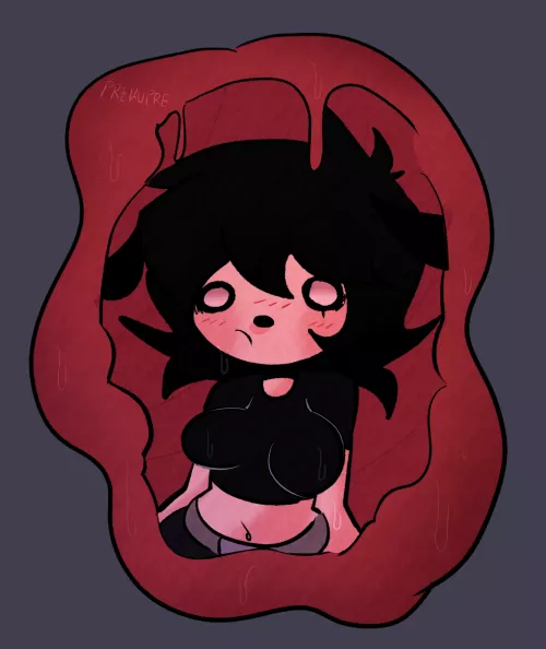 {Image} Flustered [Oral vore], [Original character], [internal view] by ClassicLopsided5233