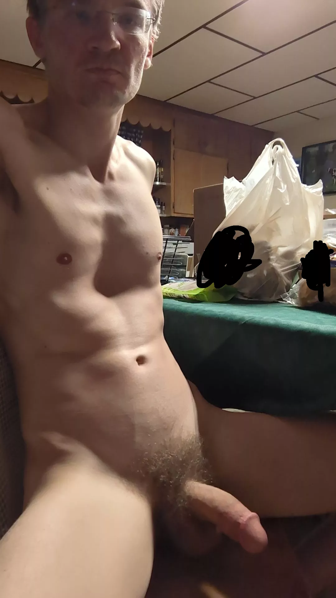 Just got home from work and stripped! posted by SilverAd4644