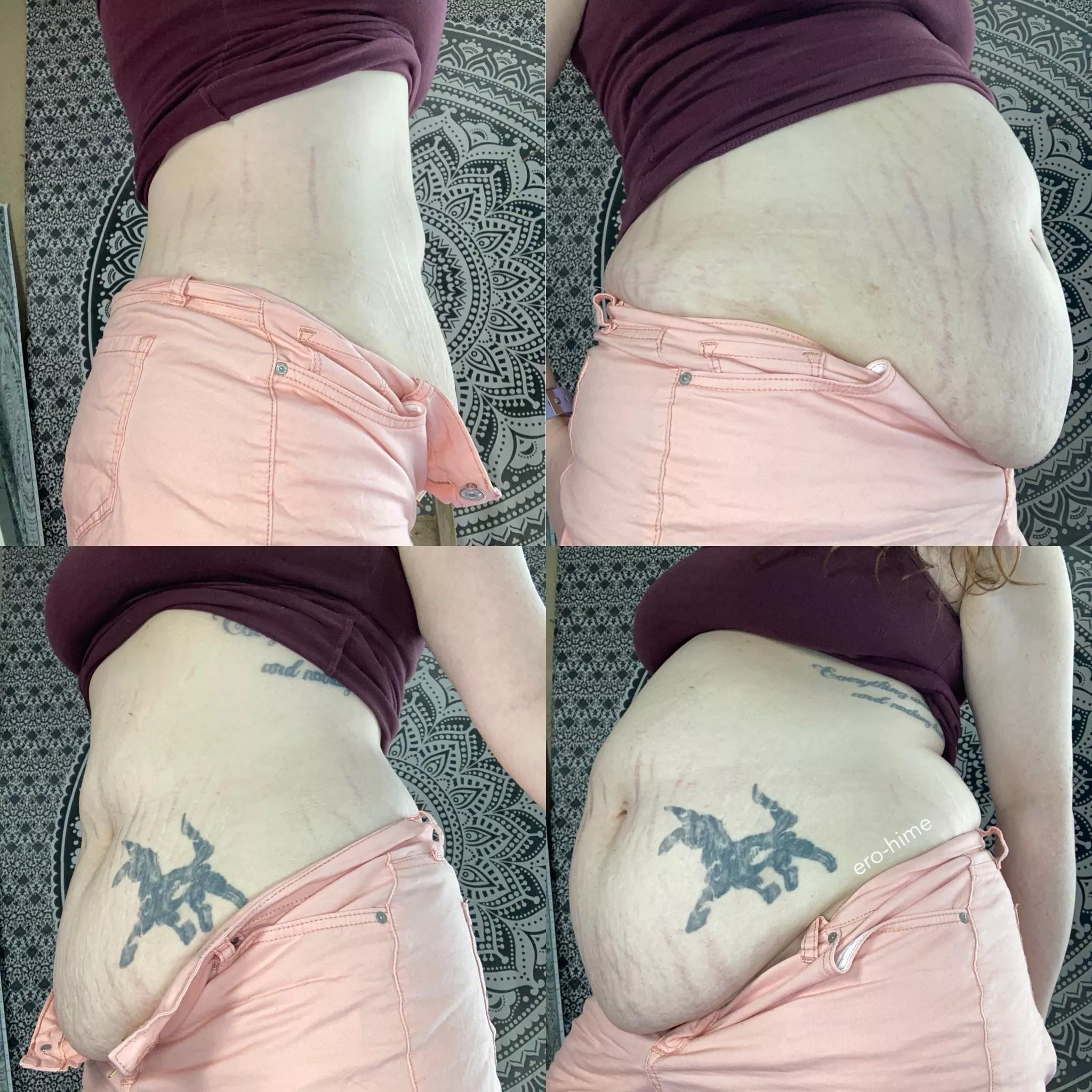 Long time no see! I got SUPER stuffed for the first time in and thought you’d like to see! posted by ero-hime