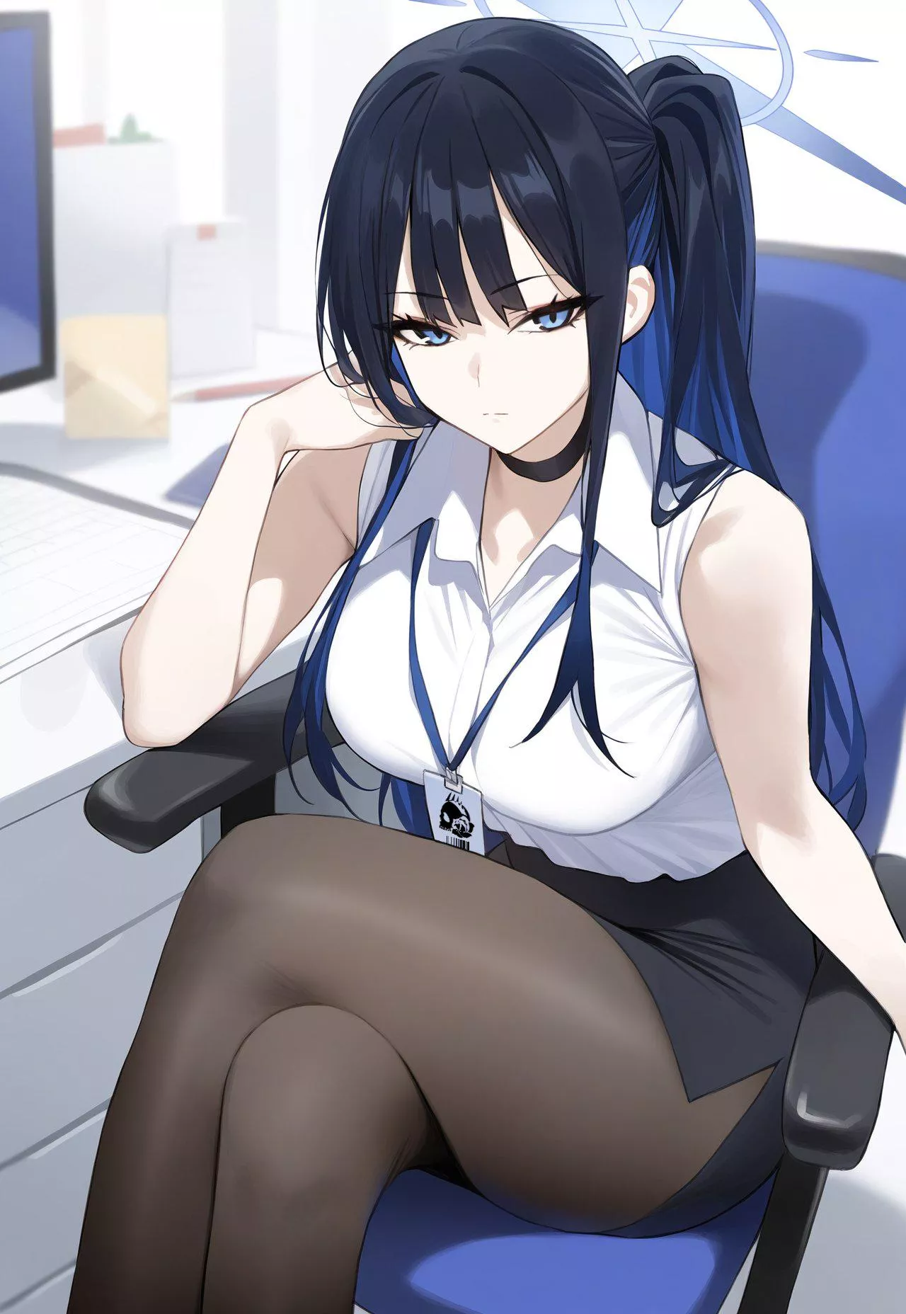 Office Lady Saori [Blue Archive] posted by CheetahSperm18