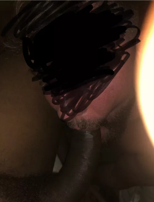 Sucking that BBC. DM to see the uncensored version  by Outrageous_Match_193