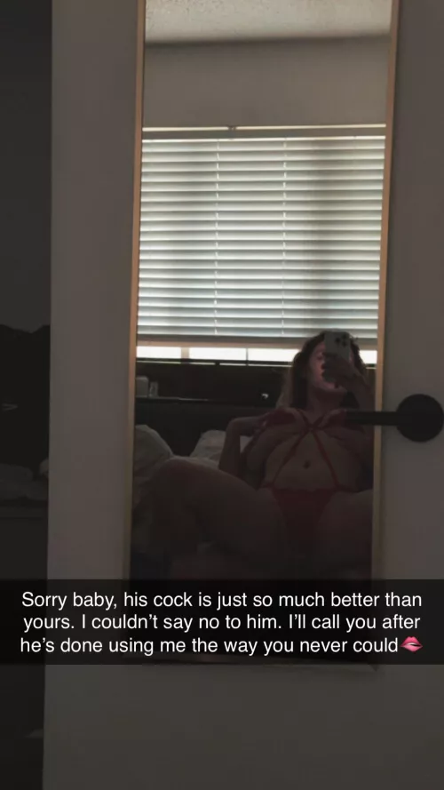 The last snap her bf received before he didn’t hear from her again 😈 by SneakyPeeka