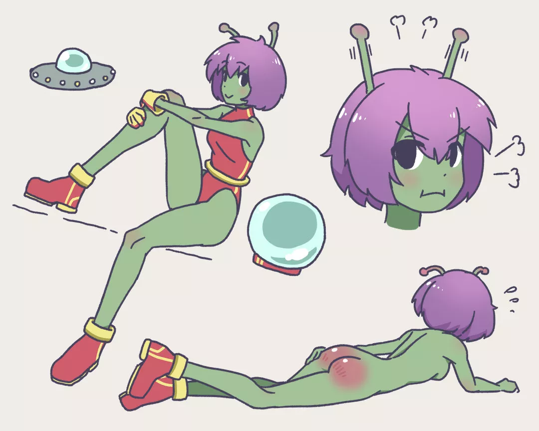 Cute alien lady posted by Darkness7569