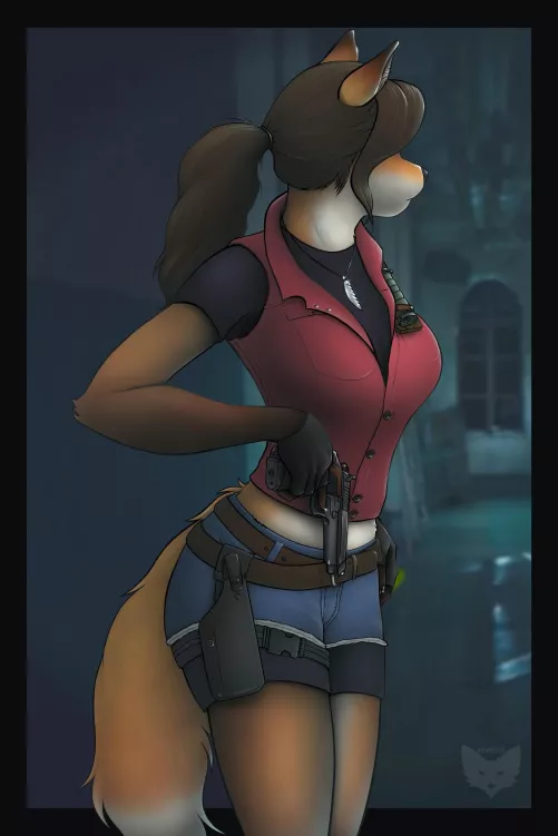 Fox Claire 🦊 (Art by me, RoryWorks) by RoryOwO