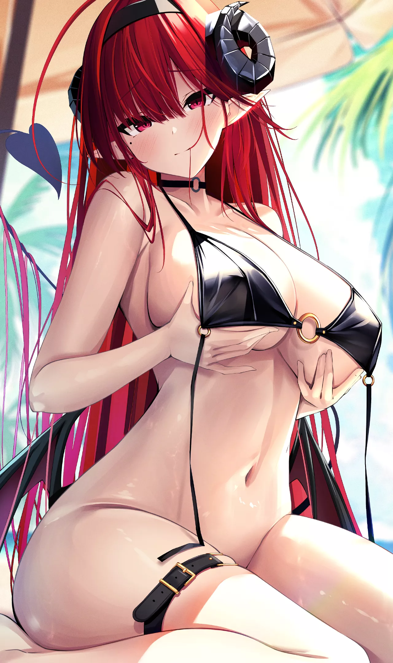 Hindenburg in bikini [Azur Lane] posted by Zewen_Senpai