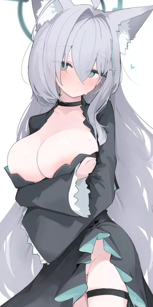 Holding her big boobs up by marxsander2016