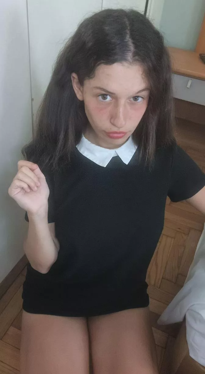 How do I look in my school dress? 😉 posted by OddKick2990