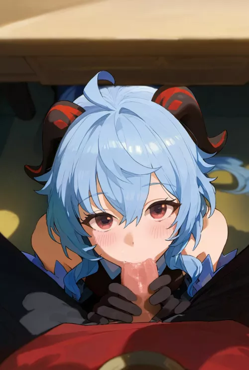 I realize you're very busy, but I can't hold on any longer. Ganyu [Genshin Impact] by Aggressive-Let-6471