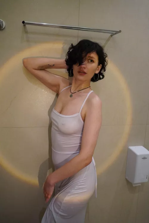 my favorite white dress by Loranice