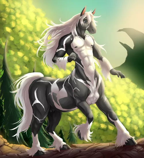 Non Sequitur the Equitaur. My illustrated book is free this week. by EdPeggJr