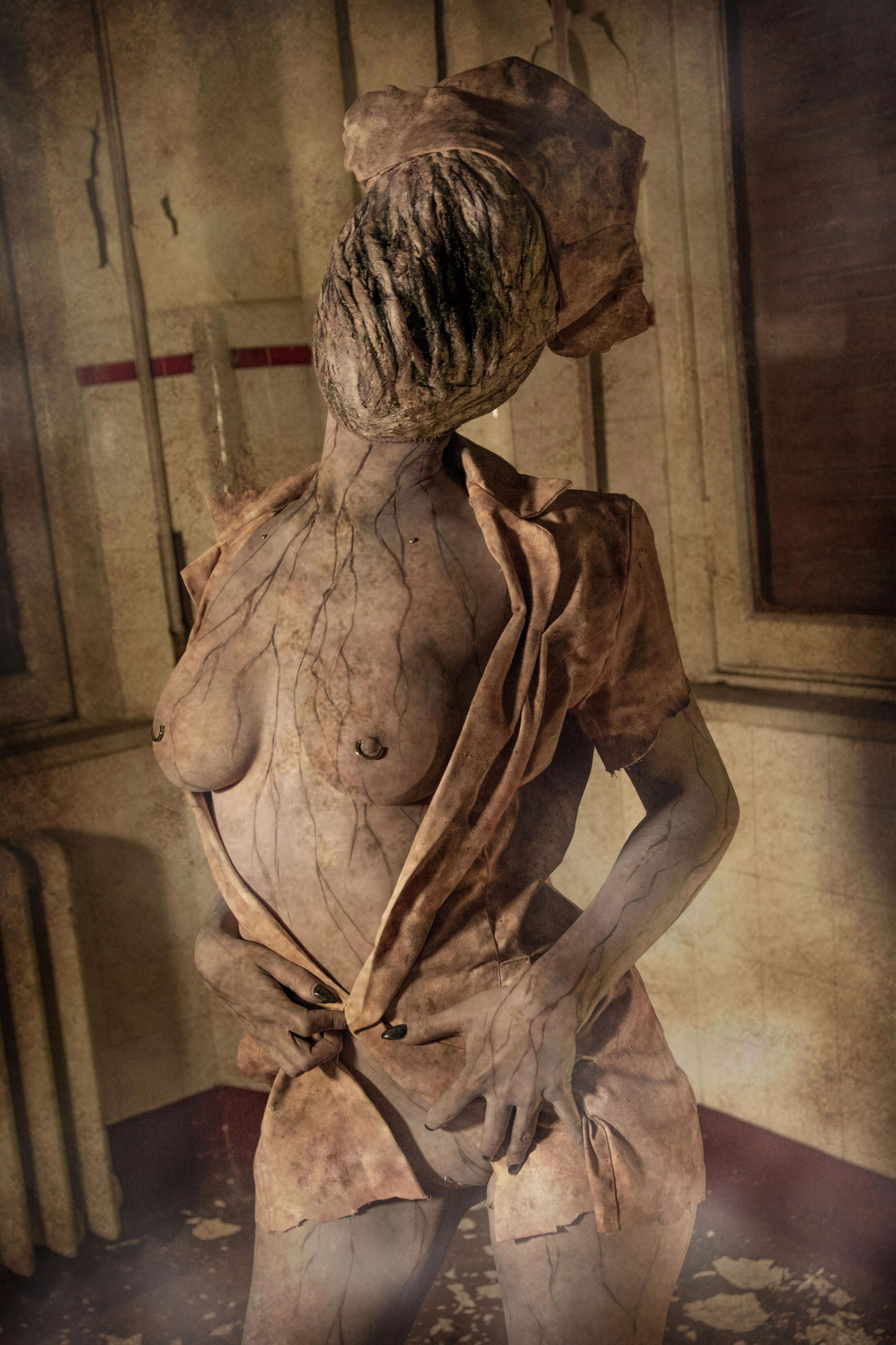 Nurse by (Shiroktsne) from [SilentHill]  posted by Weird-Doughnut7002