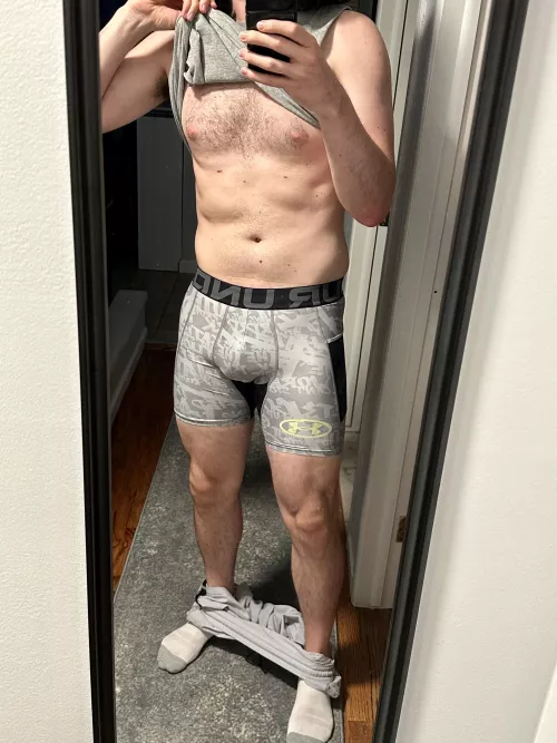 Shorts pulled all the way down by lookingup94