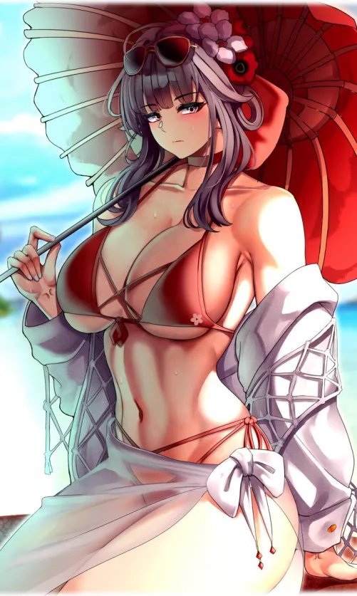 Bikini Sakura [Nikke] by DoomandAna7979
